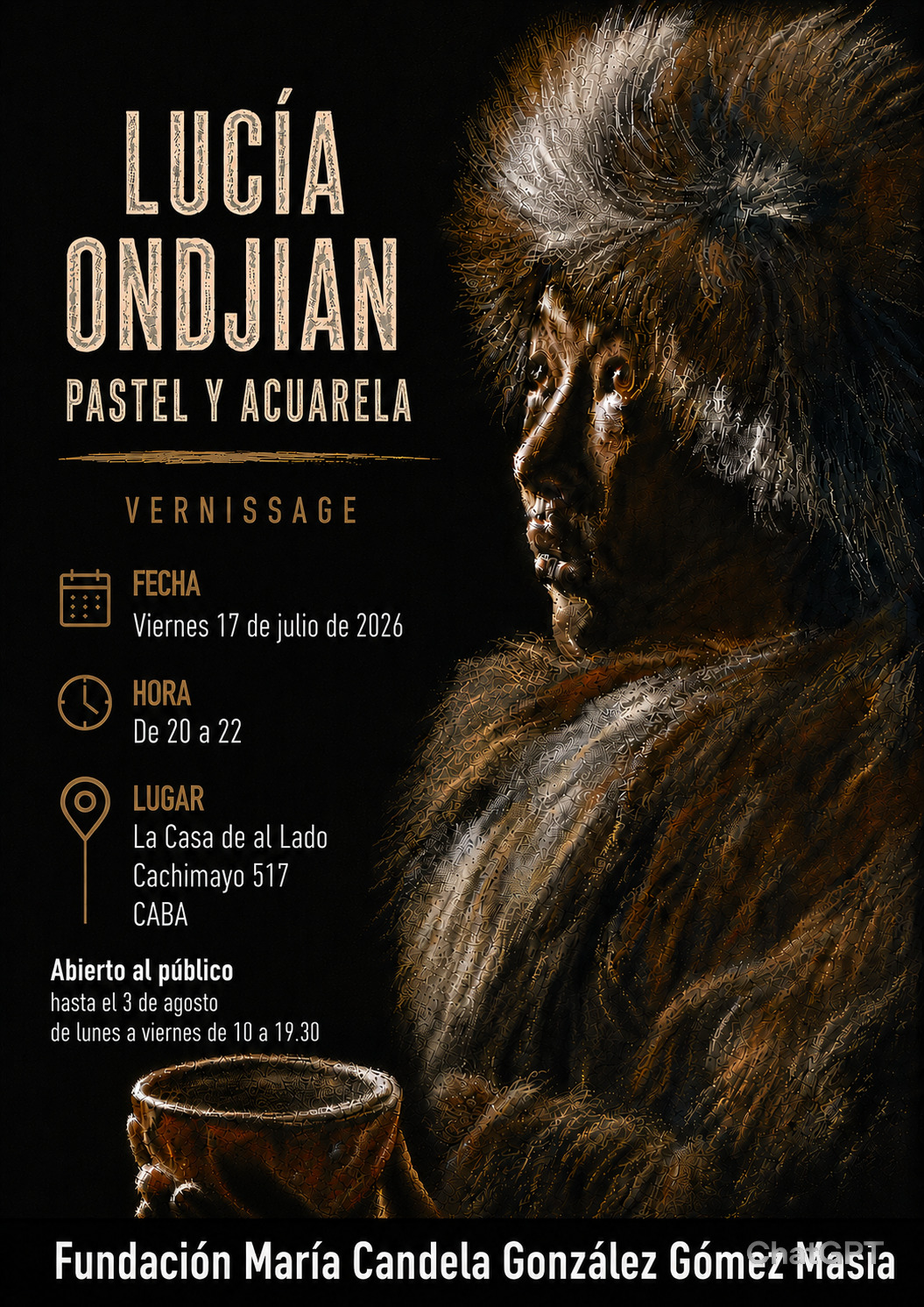 Pastel y acuarela